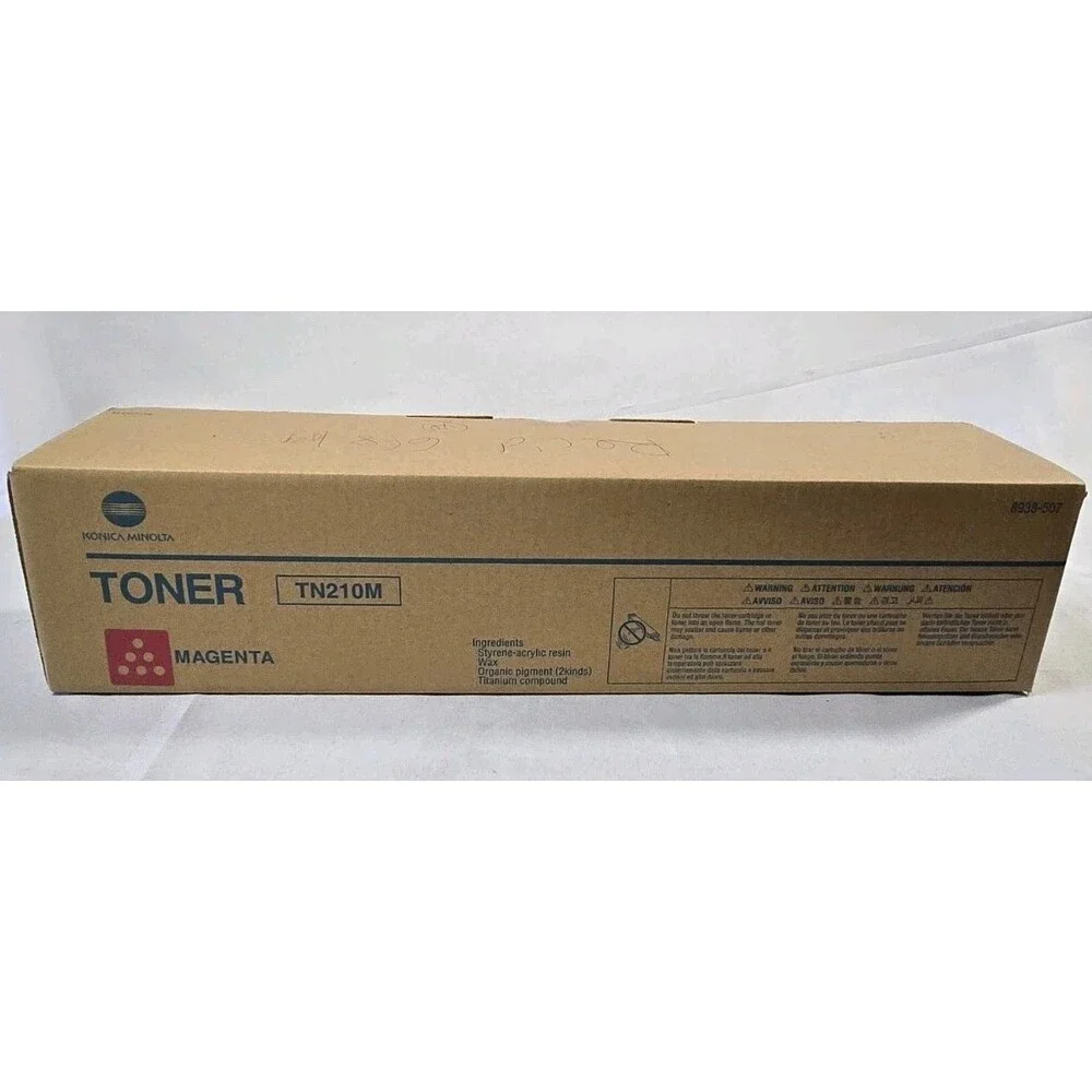 Konica Minolta TN210 8938-507 Magenta Toner Cartridge For Bizhub C250 C252 NEW
